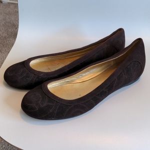 Coach Felt Flats